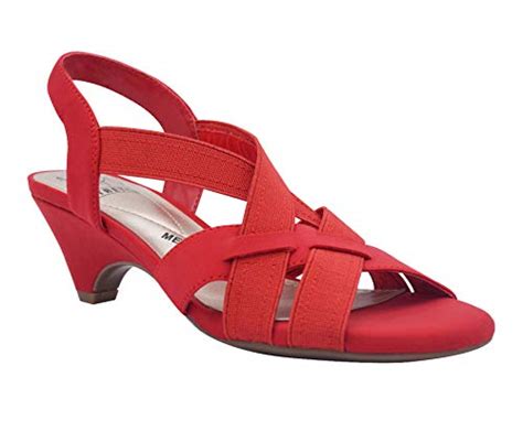 Buy Impo Editha Stretch Sandal With Memory Foam Classic Red 65 At