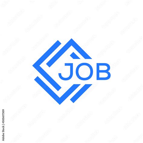 JOB technology letter logo design on white background. JOB creative ...