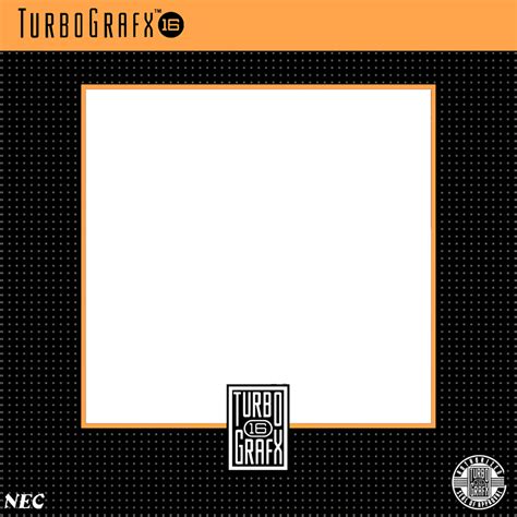 TurboGrafx-16 Boxart Template by GenesisMegaDrive21 on DeviantArt