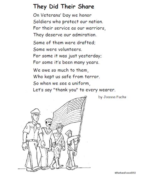 It's About Time, Teachers!: A Poem for Veterans' Day