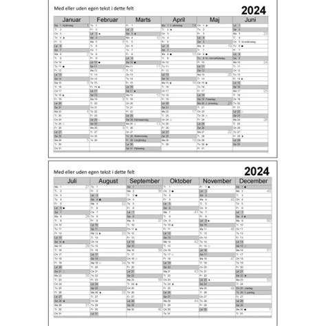 Kalender A X Cm Plakater Med Et Halvt R Pr Plakat