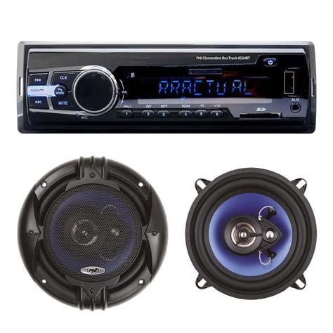 Pack Radio Lecteur MP3 Pour Voiture PNI Clementine 8524BT 4x45w Haut