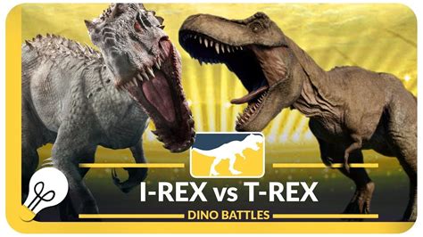 Indominus Rex Vs T Rex Jurassic World Evolution