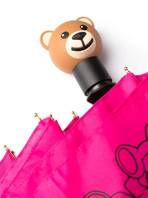 Moschino Teddy Bear Motif Compact Umbrella Farfetch