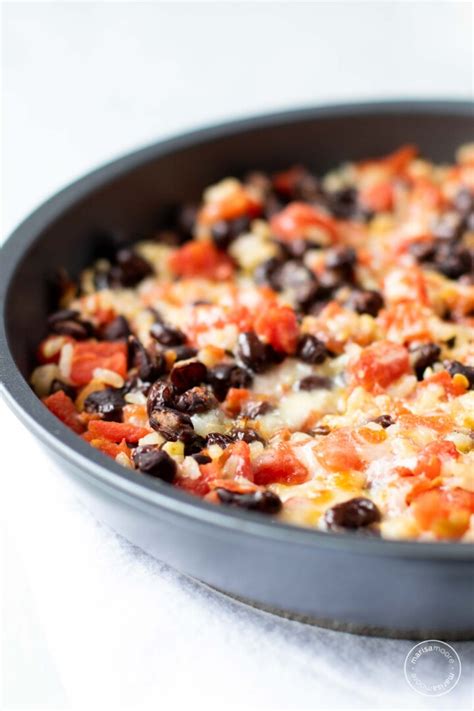 Easy Black Bean And Rice Skillet Marisa Moore Nutrition