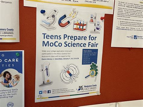 MIT-trained scientist helps with science fair prep at Bethesda library