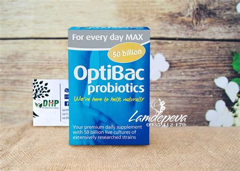 Men Vi Sinh Optibac Probiotics Billion For Every Day Max Eva