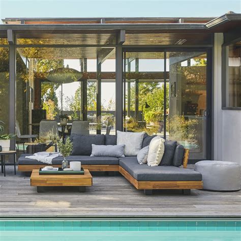 Black Patio Outdoor Furniture For Small Spaces