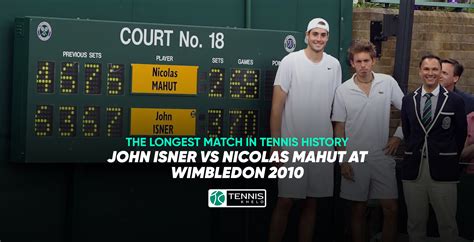 John Isner Vs Nicolas Mahut The Longest Match In Tennis History