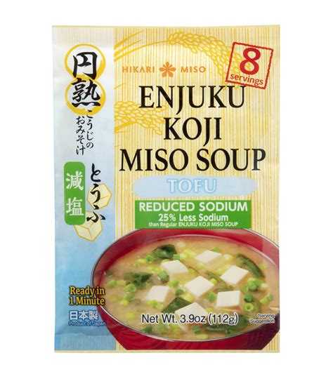 Enjuku Koji Miso Soup Tofu Reduced Sodium8 Servings 3 9oz 112g