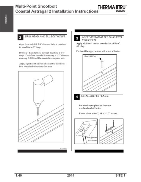 Therma-Tru Doors Installation User Manual | Page 40 / 76