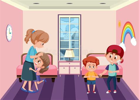 Bedroom Scene Cartoon Stock Illustrations – 1,099 Bedroom Scene Cartoon Stock Illustrations ...