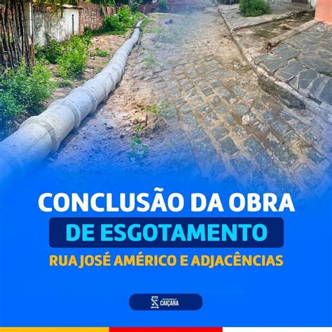 A Prefeitura Municipal de Caiçara realizou a conclusão das Obras de