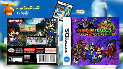 Viewing Full Size Mario And Luigi Super Star Saga Box Cover