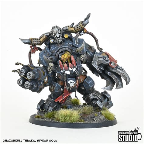 Ghazghkull Thraka Novembre Projet Gold Wargame Spirit Studio