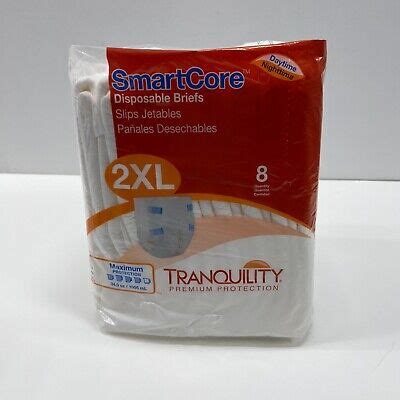 Tranquility Smartcore Disposable Briefs Xl Pack Adult Diaper Day