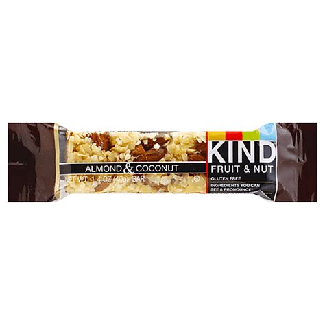 Kind Almond And Coconut Fruit And Nut Bar 14 Oz Bars Market Basket