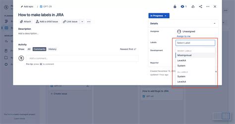 How To Add A Label To A JIRA Ticket