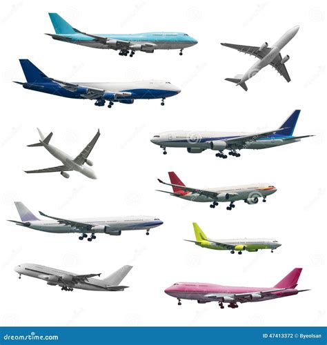 Number Of Different Kind Of Aircrafts Stock Photo Image Of