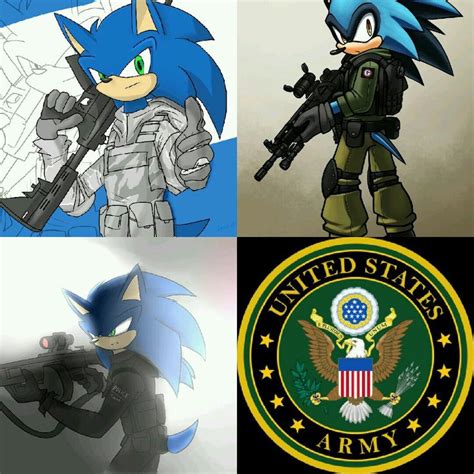 Sonic The Hedgehog Us Army Sonic The Hedgehog Classic Sonic Sonic