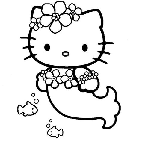 Hello Kitty Mermaid Coloring Pages - Best Coloring Pages For Kids