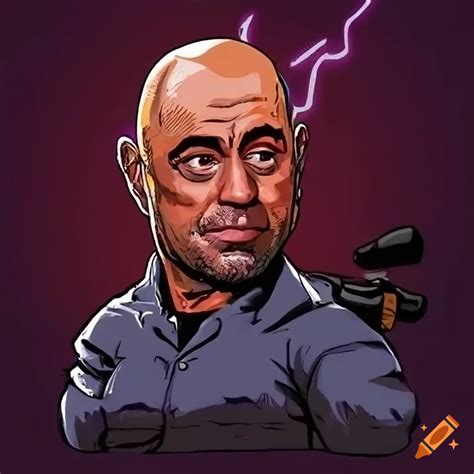 Joe Rogan Cartoon 4k