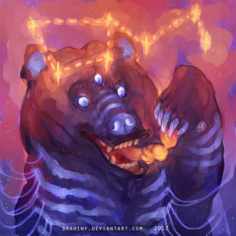 Three Eyes Magic Bear By Drahiny On Deviantart