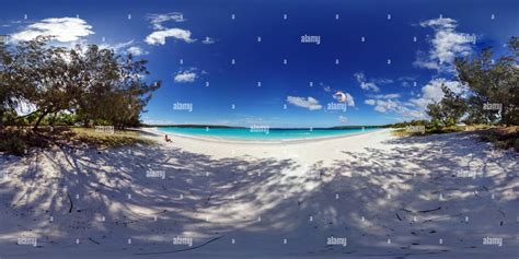 360° View Of Lifou New Caledonia Chateaubriand Beach Kitesurfing Alamy