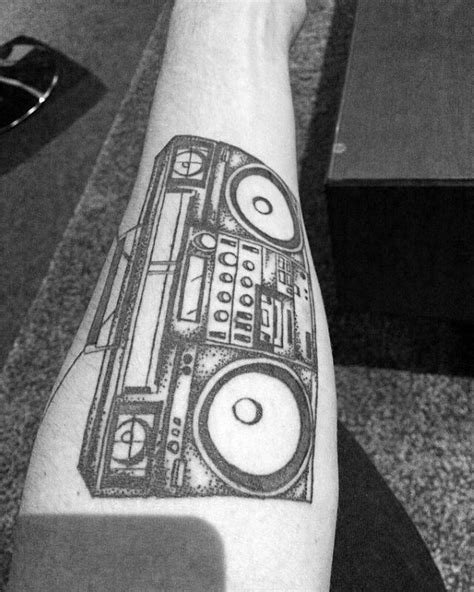 50 Tatuajes De Radio Cassettes O Radios Antiguas