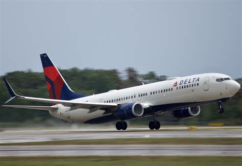 Delta Air Lines Boeing 737 900 Aircraft Collides With Ground Stairs