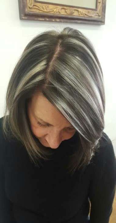 Hair Grey Silver Going Gray Aging Gracefully 17 Ideas Hair Color Highlights Trendy Hair Color