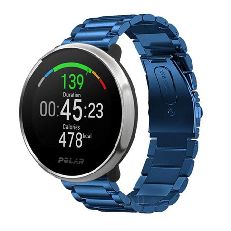 Polar Unite Stalen Band Blauw Smartwatchbanden Nl