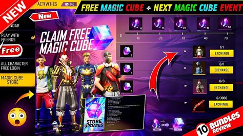 Free Magic Cube Event Magic Cube Store Update Free Fire New Event