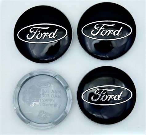 FORD Czarne Dekle Dekielki 54MM KPL KAPSLE ALU For56cz1 za 49 zł z