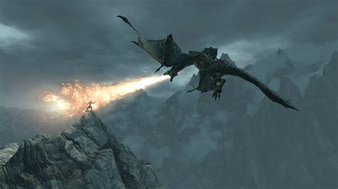 Dragon Skyrim Wallpaper Hd Pixelstalk Net