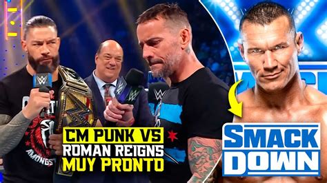 Cm Punk Contra Roman Reigns Confirmado Randy Orton A Smackdown