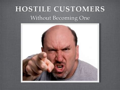 Handling Difficult Customers