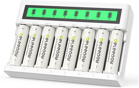 Amazon Deleepow Rechargeable Aa Batteries High Capacity Mah Aa