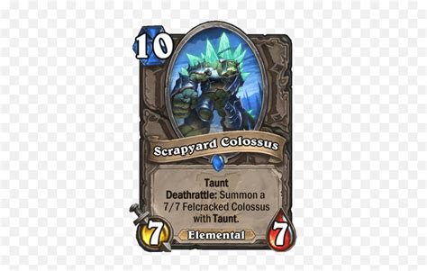 Scrapyard Colossus Madness At The Darkmoon Faire Cards Png Colossus