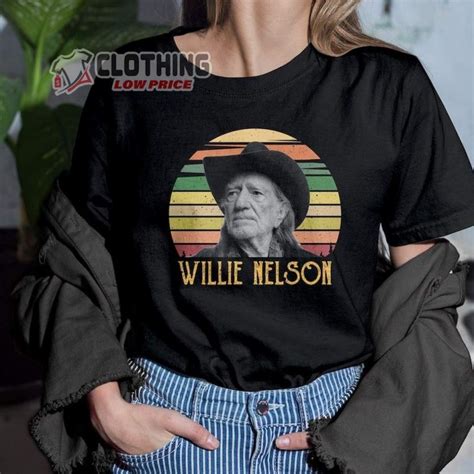 Willie Nelson Concert 2023 T-Shirt Willie Nelson Net Worth Merch ...