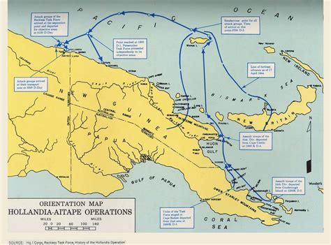 Papua New Guinea Map World War Ii