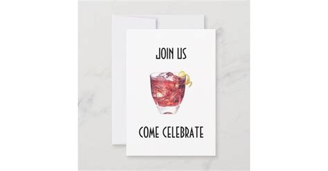 JOIN US/COME CELEBRATE ADULT PARTY INVITATION | Zazzle