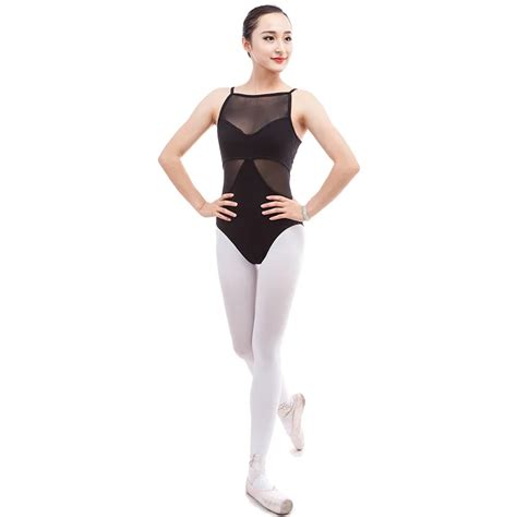 New Design Adult Ballet Leotards Bodysuit Black Vest Ballet Dance Wear