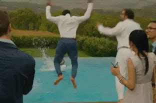 Pool Party GIF - Pool Jump Splash - Discover & Share GIFs