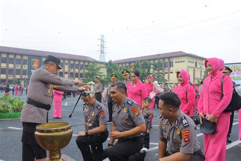 290 Personel Polda Lampung Naik Pangkat Lintas Lampung