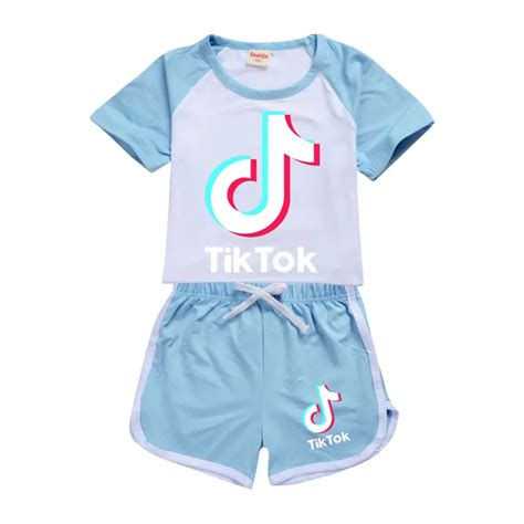 Sommer Tik Tok Set Für Große Jungen Mädchen Kleidung Mode Kind