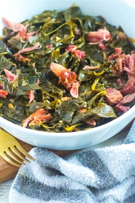 Southern Style Collard Greens with Ham Hocks | Keto, Low-Carb - A Girl ...