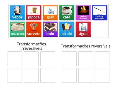 Transformações Reversíveis E Irreversíveis 4 Ano - 4º ano Transformações reversíveis e irreversíveis - Recursos de ensino