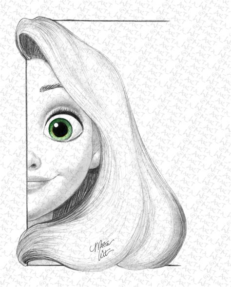 Tg03 Fan Art Print Rapunzel Etsy Rapunzel Sketch Disney Drawings Sketches Rapunzel Drawing