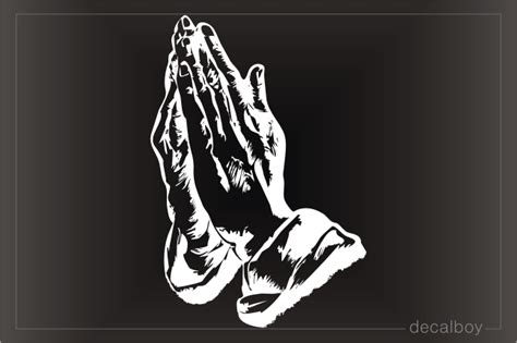 Praying Hands Decals & Stickers | Decalboy